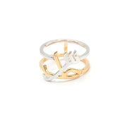 The Double Banded Ring - HIBA JABER